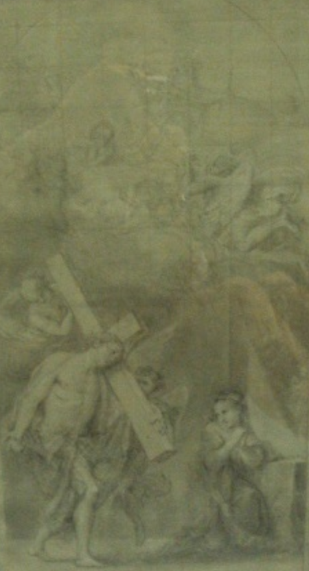 Encuentro de Jesús con la cruz a cuestas y María